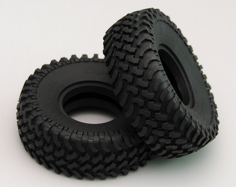 4pcs RC 1.9 Mud Slingers Crawler Tire tyre Height 93mm/3.66inch & Plastic 1.9 Rim 